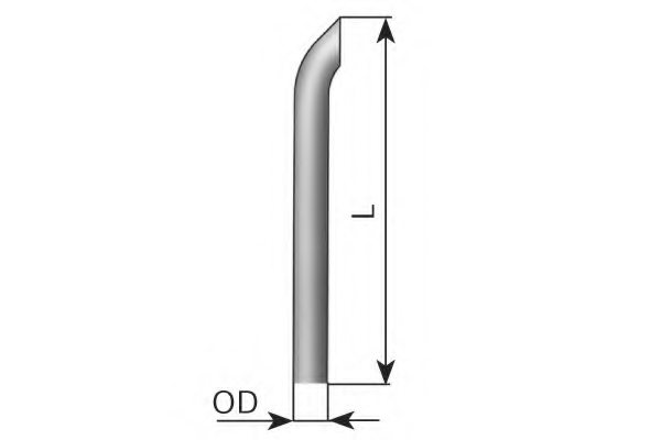 DINEX 91426 Exhaust Pipe, universal